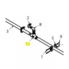 SXTEE 100 | Тройник полимерный 1", внутренняя резьба на  SX275, SP275