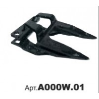 A000W.01 | Палец двойной для пересечения ножей, длинный, черный 12 мм