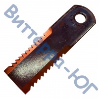 16000617 | Нож соломоизмельчителя, 28 14 4 Z, зубчатый, 4 мм (16031537)