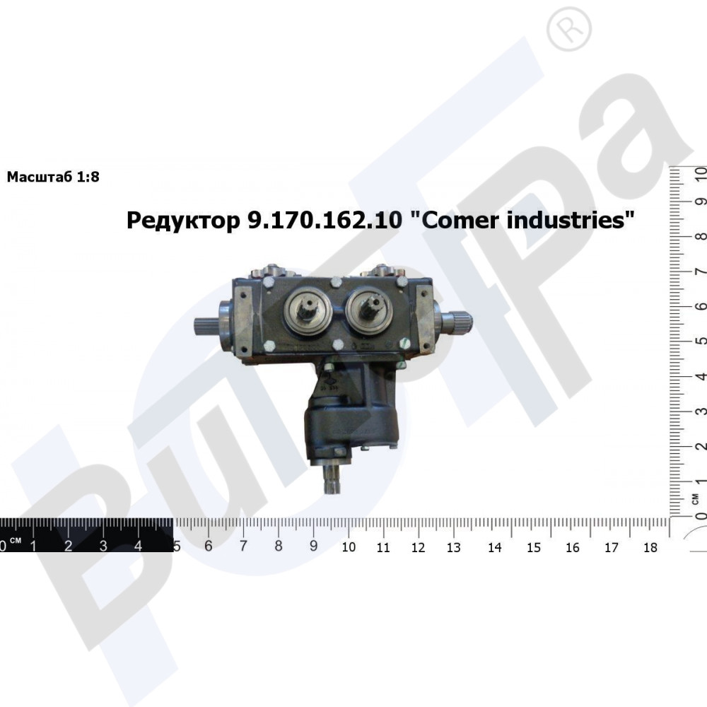 9.170.162.10 Редуктор Comer Industries левый жатки ППК-81 "Argus"